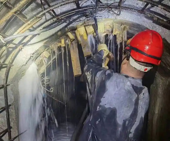 侨乡街道开发区大坝堵漏