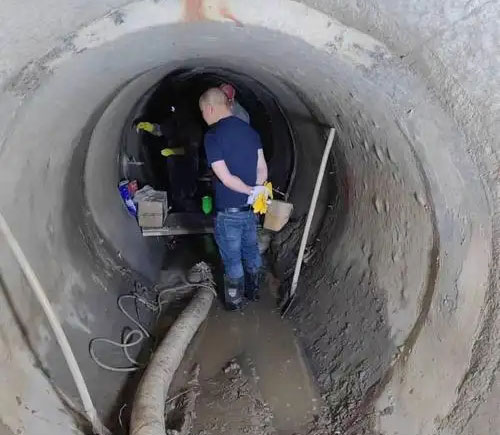 侨乡街道开发区地铁堵漏